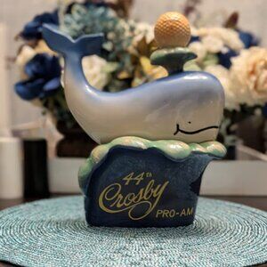 O1 1985 BING CROSBY 44TH PRO-AM Commemorative Decanter Collectible